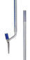 Burette with Schellbach stripes class B With a valve stopcock on the side and a PTFE spindle, 25 ml