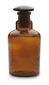 Dropper bottle with glass stopper Brown glass, 100 ml