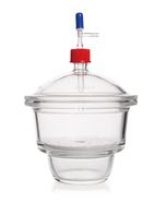 Desiccator set DURAN<sup>&reg;</sup> MOBILEX with GL 32 thread and stopcock in the lid, DN 150, 2.4 l