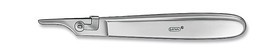 Scalpel handles BAYHA<sup>&reg;</sup> stainless steel, hollow haft, 150 mm