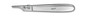 Scalpel handles BAYHA<sup>&reg;</sup> stainless steel, solid, smooth handle, 130 mm
