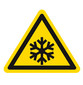 Warning symbols acc. to ISO 7010 Single label, Hot surface, Side length 100 mm