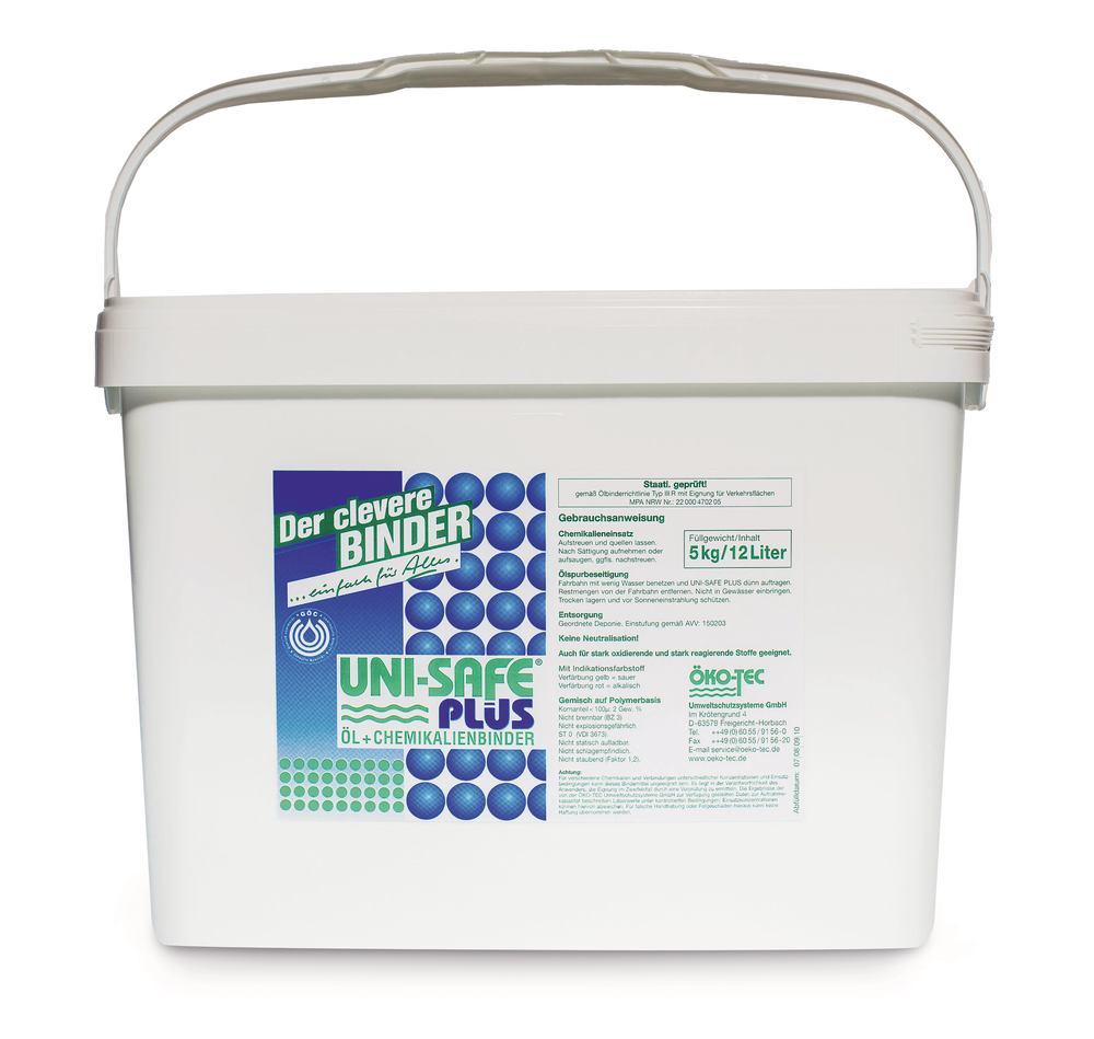 Chemical and oil binder UNI-SAFE Plus, Buckets, Universal binding agents,  chemical binding agents and oil binding agents, Absorbers and binding  agents, Occupational Safety and Personal Protection, Labware