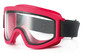 Wide-vision safety goggles 611 Fire service, gas-tight with quick-release closure