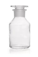 Weithalsflasche mit Normschliff Klarglas, 250 ml