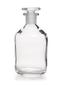 Narrow mouth bottle with ground glass joint Clear glass, 1000 ml, Narrow mouth standing bottle made from soda-lime glass, clear. Acc. to&nbsp;DIN&nbsp;12036, ISO&nbsp;4796. With NS 29/32 glass stopper, volume 1000 ml
