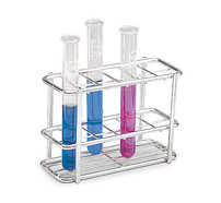 Test tube stands ROTILABO<sup>&reg;</sup> Stainless steel  compartment size 18 x 18 mm, No. of slots: 48, 4 x 12