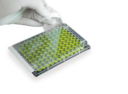 Verschlussfolie für Mikrotestplatten Polyester, <b>Steril</b>, 50 µm