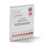 pH-indicatorstrookjes pH-Fix pH 3,6 - 6,1 in vierkante verpakking