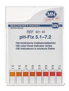 pH-Indikatorstäbchen pH-Fix pH 5,1 - 7,2 in Vierkantpackung