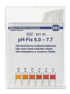 Bandelettes indicatrices pH pH Fix pH 6,0 - 7,7 en bloc carré