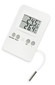Inside/outside thermometer with limit alarm and min./max. function