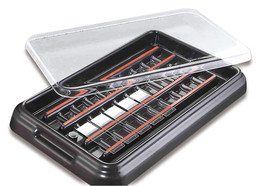 Staining chamber StainTray&trade; Black lid, Suitable for: 20 microscope slides