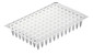 PCR trays 96 well, Low Profile, half frame (raised)