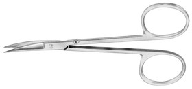 Microscopy scissors curved Scissor stem, round