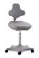 Laboratory chair Labster, grey, 400 to 510 mm