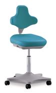 Laboratory chair Labster, mint green, 450 to 650 mm