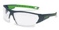 Safety glasses i-works, colourless, anthracite/blue, 9194-171