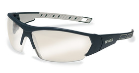 Schutzbrille i-works, grau, schwarz/grau, 9194-885