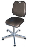 Office chair XXL, Glides, 480 to 660 mm