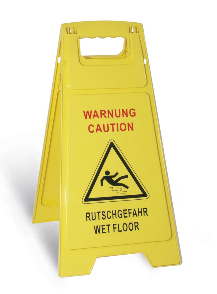 Warning Sign Danger Of Slipping Accessories For Absorbers And