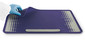 Laboratory mat with metal inserts, violet
