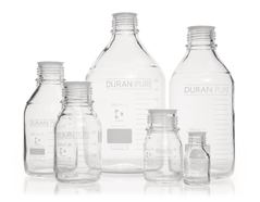 Screw top bottle DURAN<sup>&reg;</sup> PURE Clear glass, 250 ml, GL 45