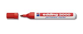 Permanent marker, 3000, red, 1,5-3 mm