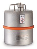 Safety barrel With screw cap and overpressure valve, 10 l, 10K