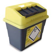 Waste disposal containers Sharpsafe<sup>&reg;</sup> 9 l container, 5 unit(s)