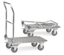 Chariots de transport Aluminium, 900 x 600 mm