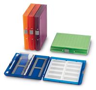 Microscope slide box Premium, orange