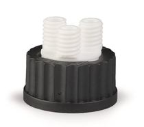 Distributeurs multiples pour flacons GL 45 Insert en PTFE