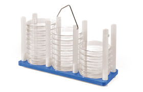 Petri dish stands ROTILABO<sup>&reg;</sup>, blue