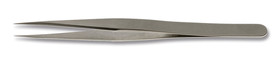 Precision tweezers DUMONT<sup>&reg;</sup> straight with thick tips Inox02, 1, 0,12 mm