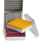 Cryogenic box ROTILABO<sup>&reg;</sup> for 1–2 ml cryogenic vials, yellow, 1 unit(s)