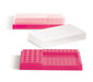 Reaction vial stands PCR workstation, neon pink