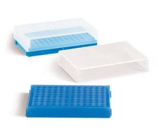 Rack PCR, bleu fluo, 1 pcs