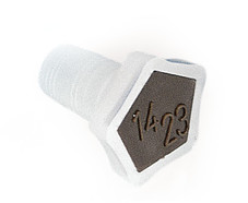 Stopper with standard taper ROTILABO<sup>&reg;</sup> plastic, 14/23, 12.2 mm, brown