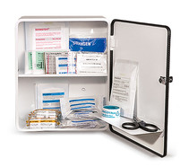 First-aid cabinet with contents, acc. to DIN 13157, 302 x 140 x 362 mm
