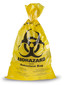 Disposal bags BIOHAZARD yellow, 110 l, 700 x 1100 mm