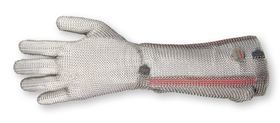 Stechschutzhandschuh niroflex 2000 mit Stulpe 190 mm, Größe: L
