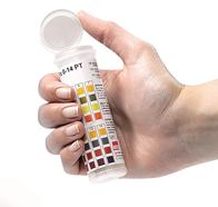 pH-indicatorstrookjes pH-Fix pH 0 - 14 in ronde verpakking