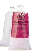 Disposal bags BIOHAZARD with indicator patch, 75 l, 610 x 910 mm