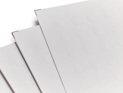 Etiketten Tough&nbsp;Spots&trade; für Laserdrucker rund, weiß, 9.5 mm, Passend für: 0,5/0,65 ml Gefäße