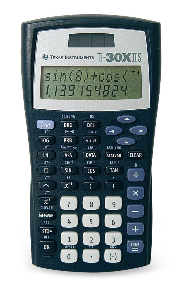 Calculatrice scientifique solaire TI-30 X II S, Calculatrices de poche, Technique de mesure, Matériel de laboratoire