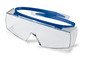 Veiligheidsbril super OTG, kleurloos, blauw