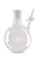 Nitrogen round flask with stop cock, 50 ml, 14/23