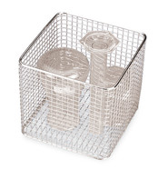Sterilisation basket ROTILABO<sup>&reg;</sup>, Outer length: 160 mm, 160 mm, 160 mm