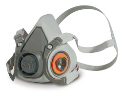Half mask respirator 6000 series, Size: M, 6200